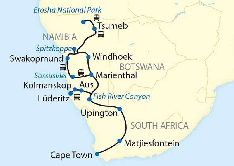 The African Explorer (Map)